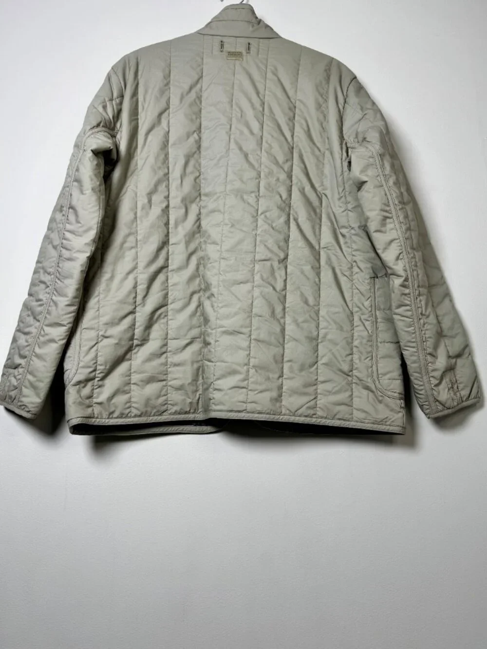 G-Star RAW Men's Liner Overshirt Quilted Jacket Grey Beige Sz L